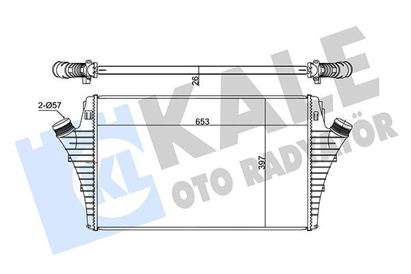 Alfa Romeo Croma Intercooler KALE-RADYATOR