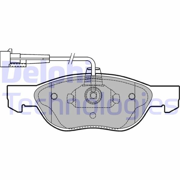 Alfa Romeo 146 Fiat Marea Marengo Ön Fren Balatası DELPHI