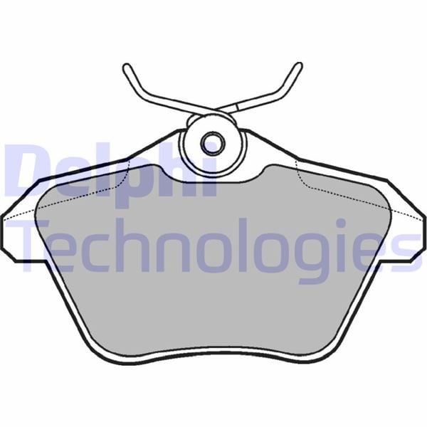 Alfa Romeo 156 166 164 Lancia Kappa Arka Fren Balatası DELPHI