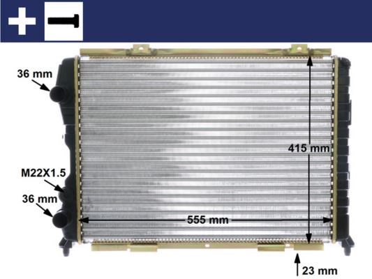 Alfa Romeo GTV Motor Su Radyatörü MAHLE