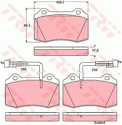 Alfa Romeo GTV Ön Aks Disk Balatası TRW