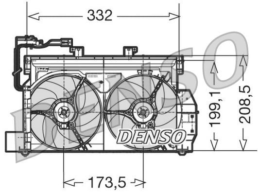 Alfa Romeo 33 Radyatör Fanı DENSO