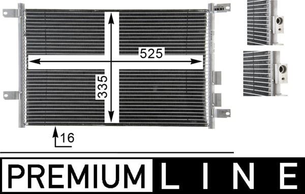Alfa Romeo 147 Klima Radyatörü MAHLE