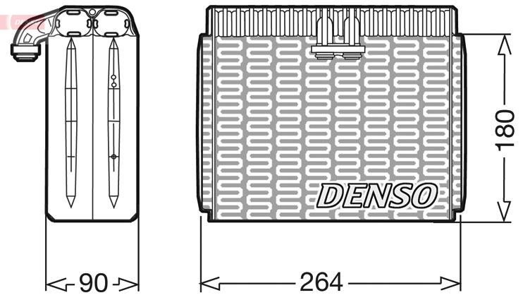 Alfa Romeo 145 146 Klima Evaporatörü DENSO