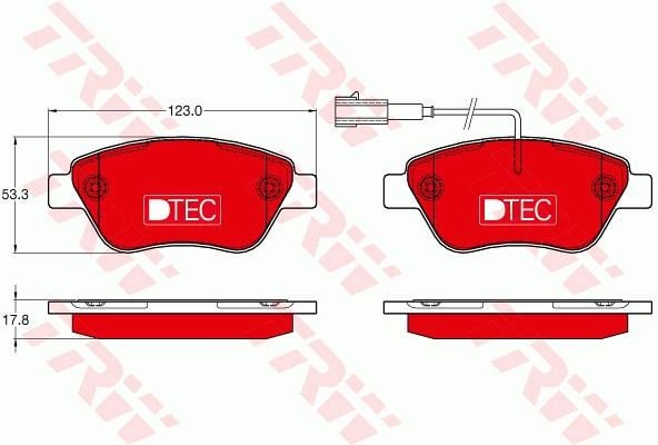 Alfa Romeo Mito Ön Disk Balatası TRW