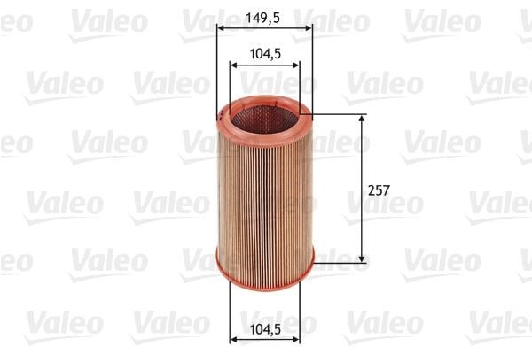 Alfa Romeo 156 Hava Filtresi 1.6-1.8-1.9JTD-2.0-3.2 VALEO
