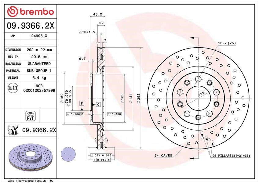 Alfa Romeo 159 Fren Diski BREMBO