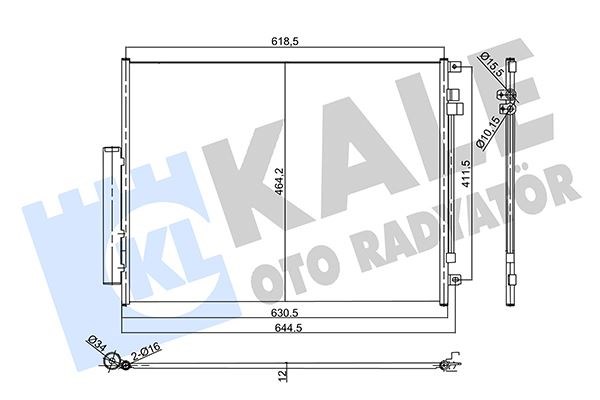 Alfa Romeo Giulia Stelvio Klima Radyatörü Kondenser Kurutuculu KALE-RADYATOR