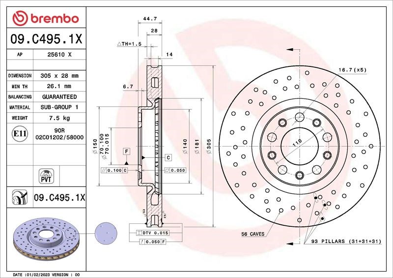 Alfa Romeo Giulia Fren Diski BREMBO