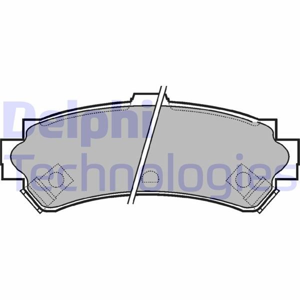 Nissan Almera Arka Fren Balatası DELPHI
