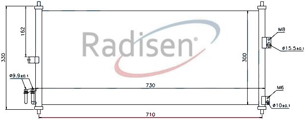 Nissan Almera Primera Klima Radyatörü RADISEN