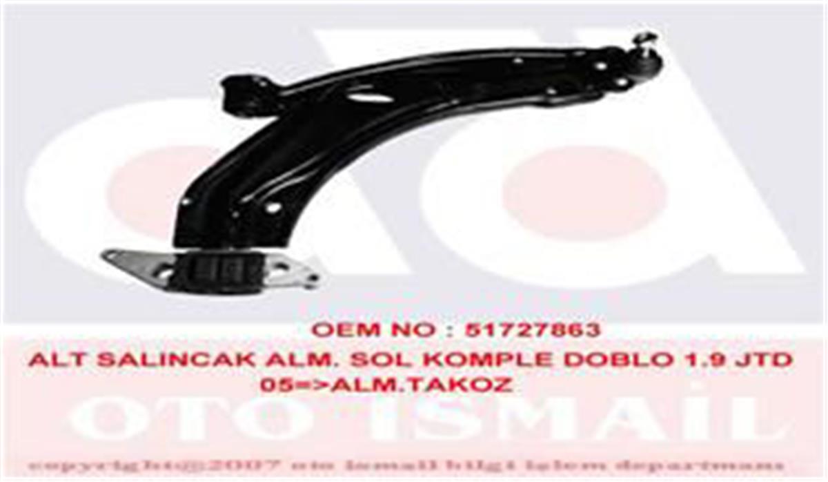 Alt Salıncak Alm. Sol Komple Doblo 1.9 Jtd 05 Alm.Takoz