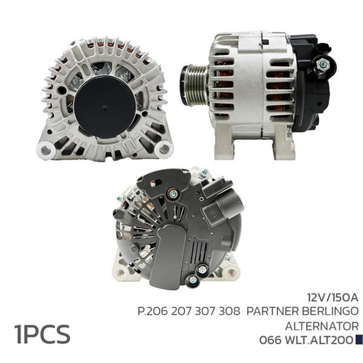 Alternatör 12V 150A P. 206 207 307 308 Partner Berlıngo