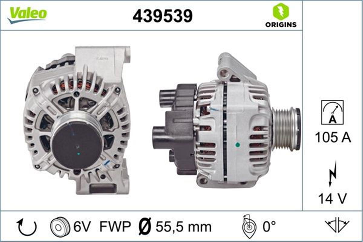 Alternatör 12V 90A Fiat Doblo Opel Vectra B Grande Punto Omega B Astra G-H Corsa