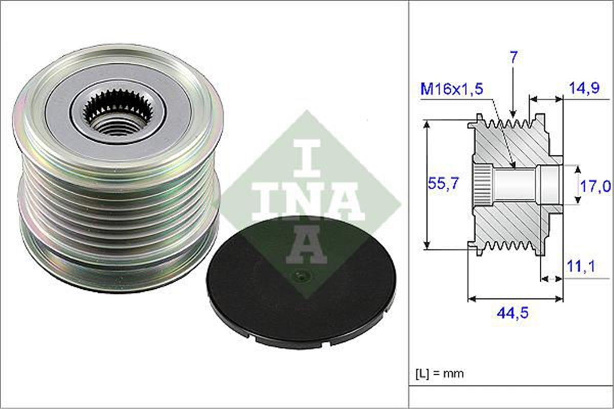 Alternatör Kasnağı Rulmanlı Mercedes Sprınter-Vıano-C Serı W203-S203-Cl203 -Clc