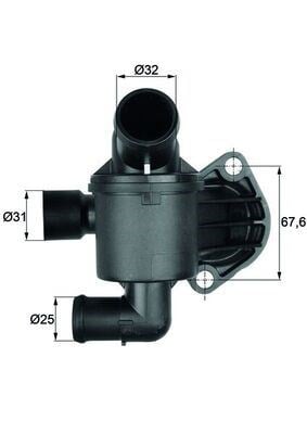 Volkswagen Amarok Crafter Termostat Komple 87C MAHLE