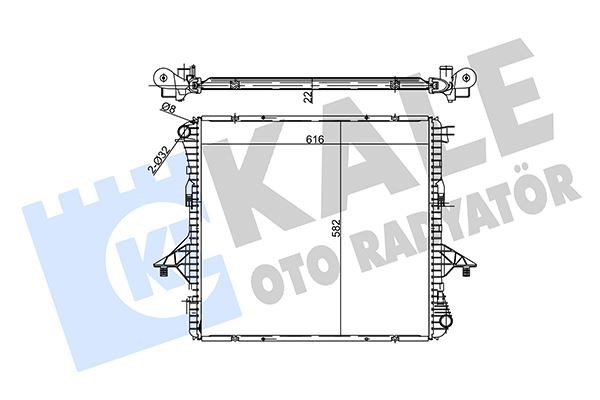 Volkswagen Amarok Radyatör KALE-RADYATOR