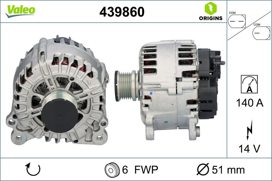 Volkswagen Amarok Alternatör 2L TDI CR VALEO
