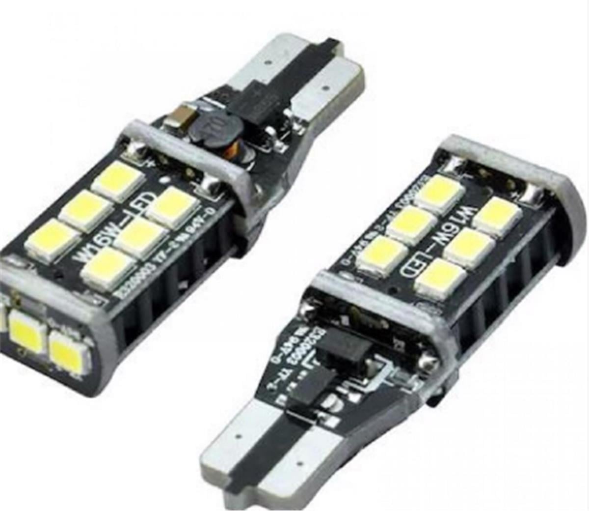 Ampul Dipsiz Park Ledi 12V Beyaz  9 Ledli T15 16 W