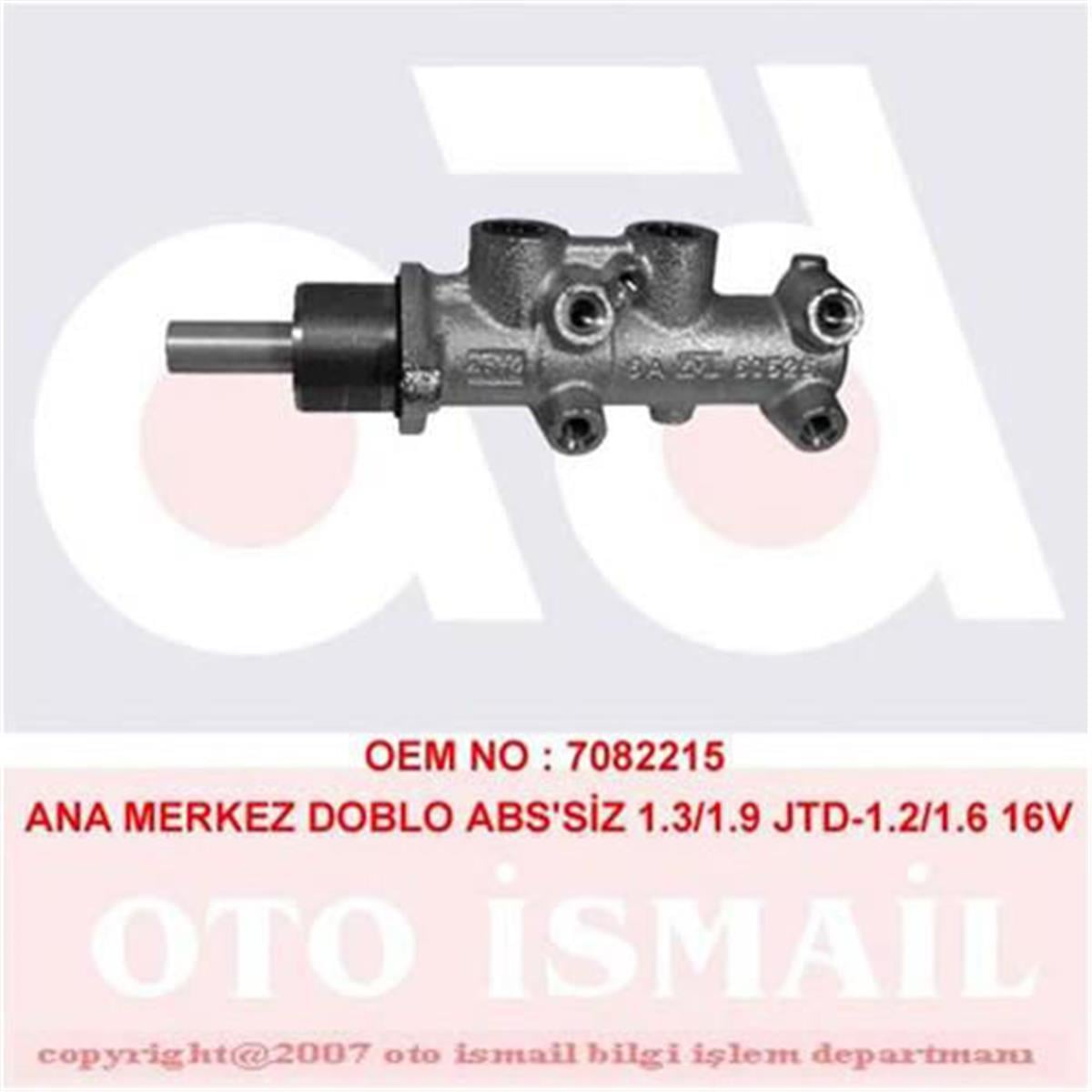 Ana Merkez Abs Sız (Fıat: Doblo 1.2 1.6 1.3Jtd-Albea 1.3Jtd)
