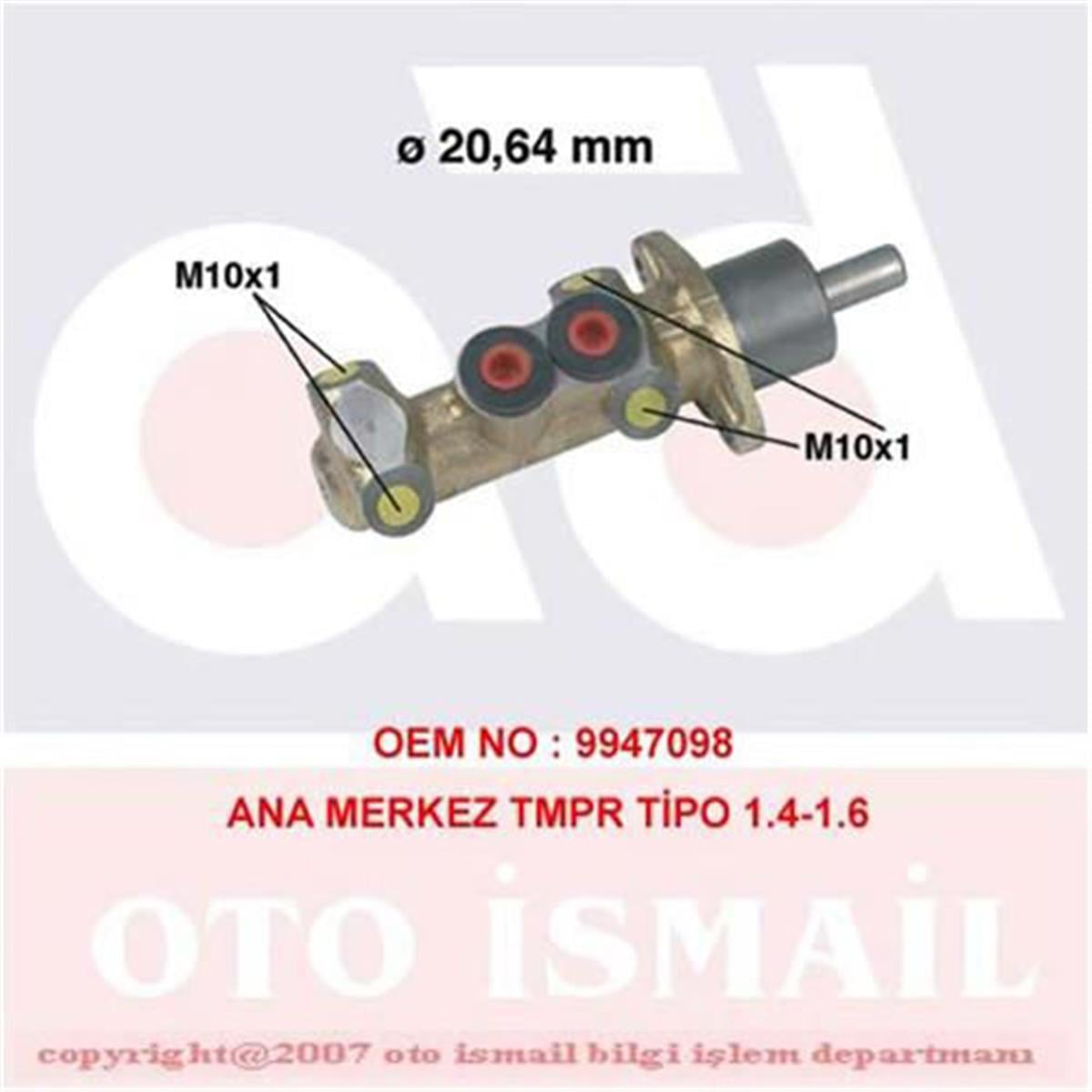 Ana Merkez  (Fıat: Tempra-Tipo)