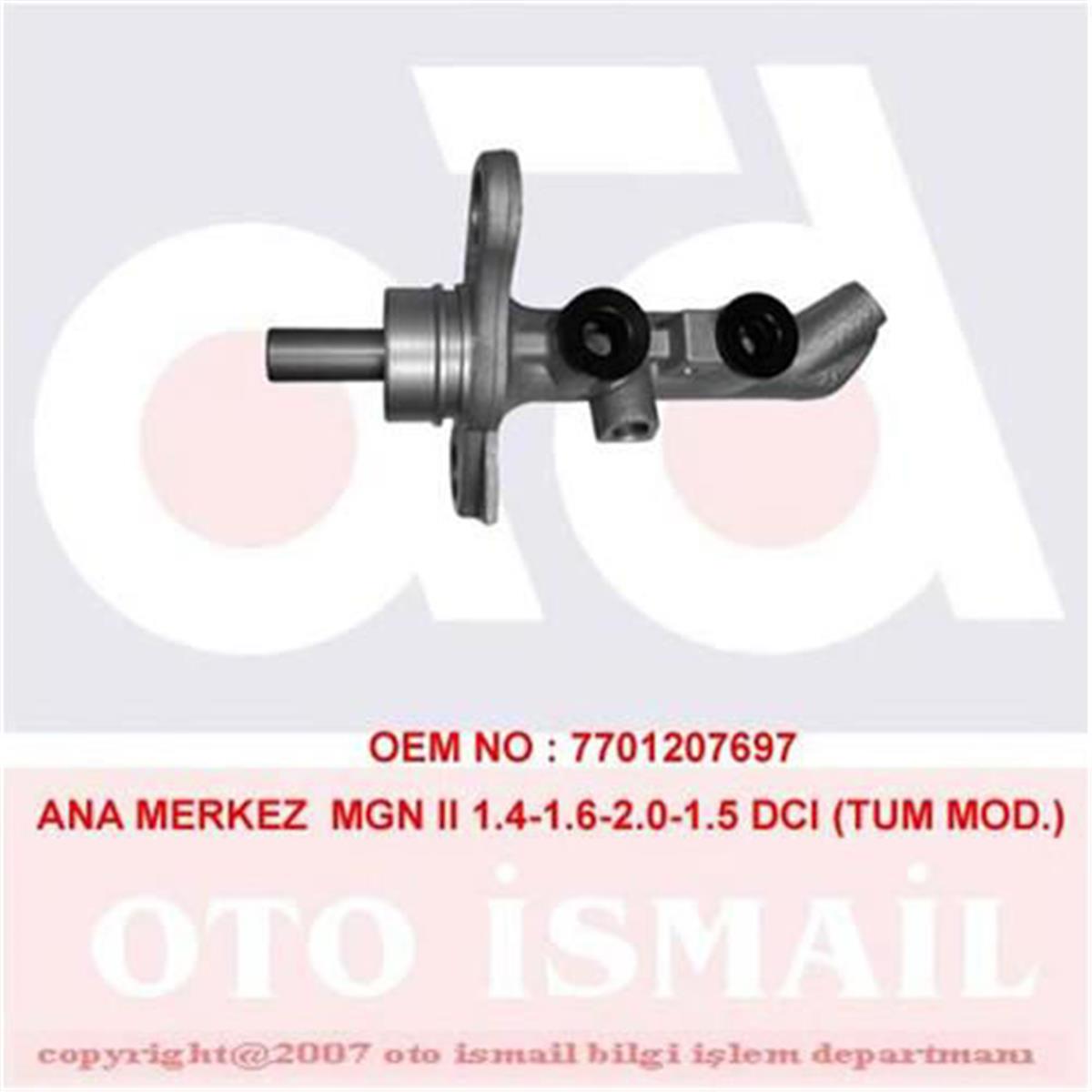 Ana Merkez Megane 2 1.4-1.5 Dcı-1.9 Dcı-2.0 02 23.81 Mm