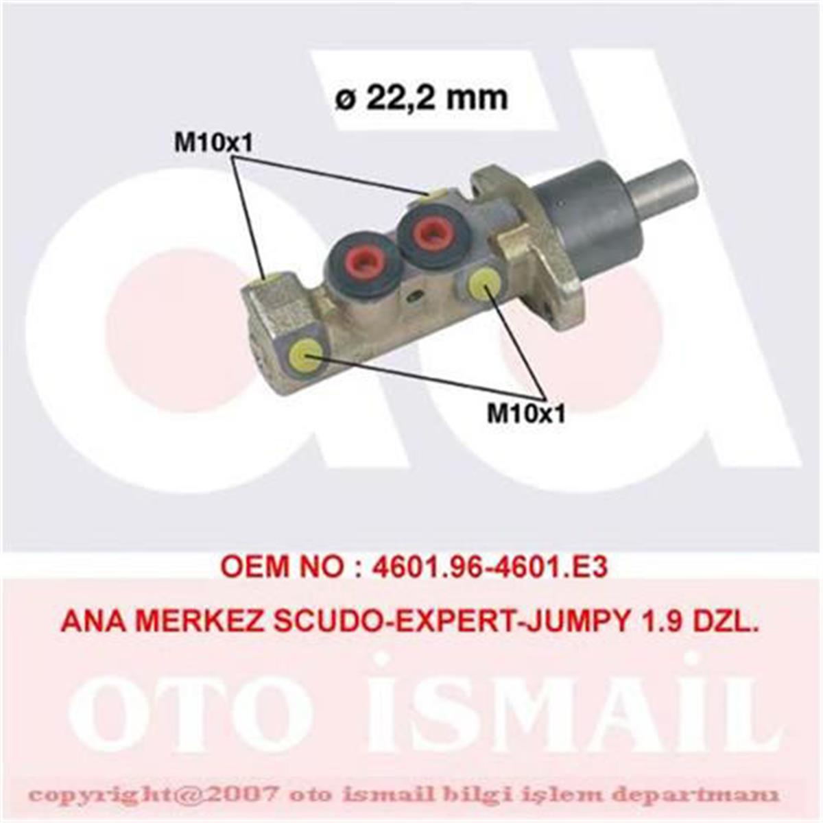 Ana Merkez Scudo-Expert-Jumpy 1.6-1.9D-1.9Td 96 22.2 Mm