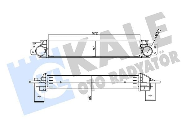 Opel Antara Chevrolet Captiva Intercooler KALE-RADYATOR