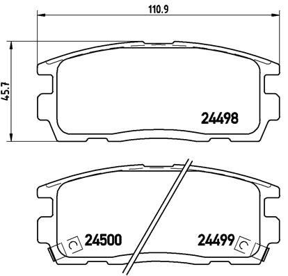 Opel Antara Arka Fren Balatası GM
