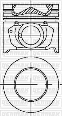 Antara 2.0 CDTI 16V Piston Segman 83.02mm STD YENMAK