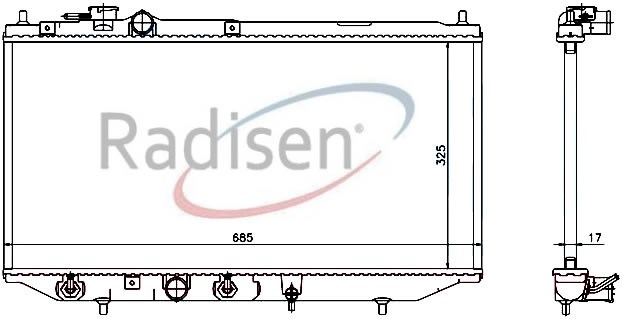 Daihatsu Applause Radyatör 1.6 16V AT RADISEN