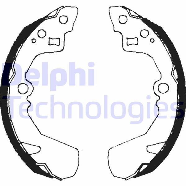 Daihatsu Applause Charade Subaru Justy Suzuki Baleno Liana Swift Arka Fren... DELPHI