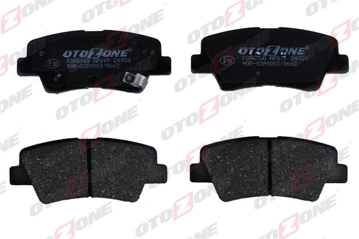 Arka Balata Accent Blue 1.4-1.6 2011 Kıa Soul 1.6 09 99.8X41.3X15.5/15.8 Gdb3494