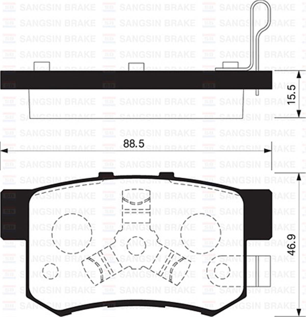 Arka Balata Crv Iı 2.0-2.4 Vtec-2.2Ctdı 02-06 Crv Iıı 2.0İ Vtec-2.2İctdı 01-07 G