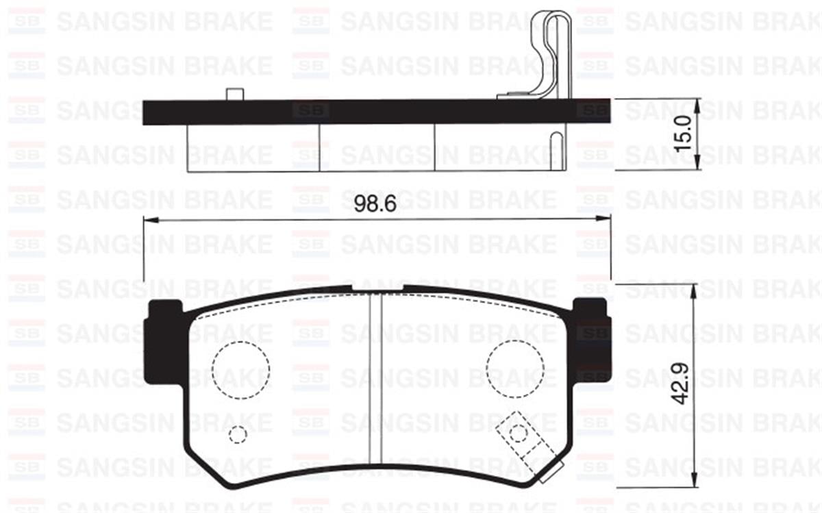 Arka Balata Daewoo Rexton 2.3-3.2 V6-2.9Td 02 Ssangyong Actyon 2.3-2.0Xdı 06 Kyr