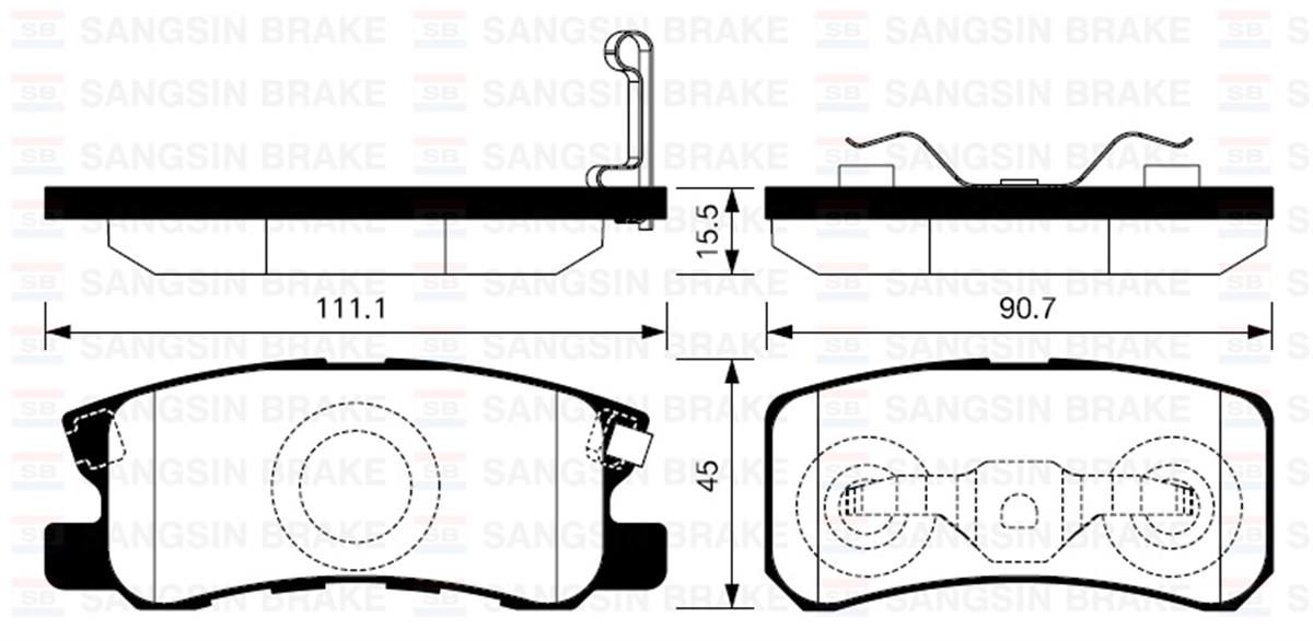 Arka Balata Disk Mıtsubıshı Outlander 07 Pajero Montero 01 Asx 10 4007 07 Avenge