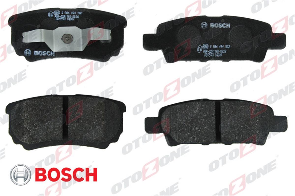 Arka Balata Outlander 2.0 4Wd-2.4 4Wd 03 Lancer Estate-Wagon 03 Gdb3341