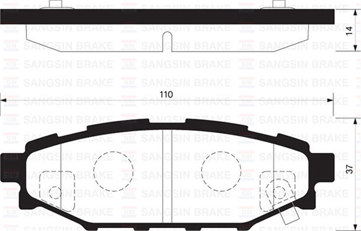 Arka Balata Subaru Forester 08-13 Impreza 08-12 Legacy 03 Outback 03-09 Xv 12 Gd