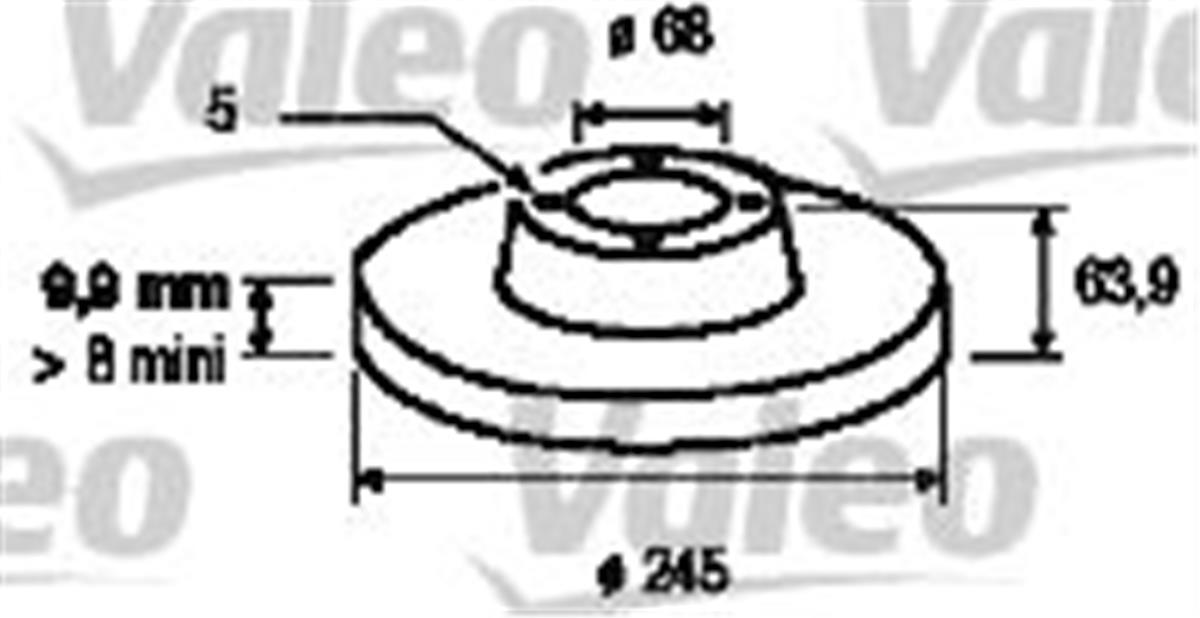 Arka Fren Aynası Passat- 96-05 Audi100 90-94 A6 1.8T-1.9Tdı 94-05 Superb 02-08 2