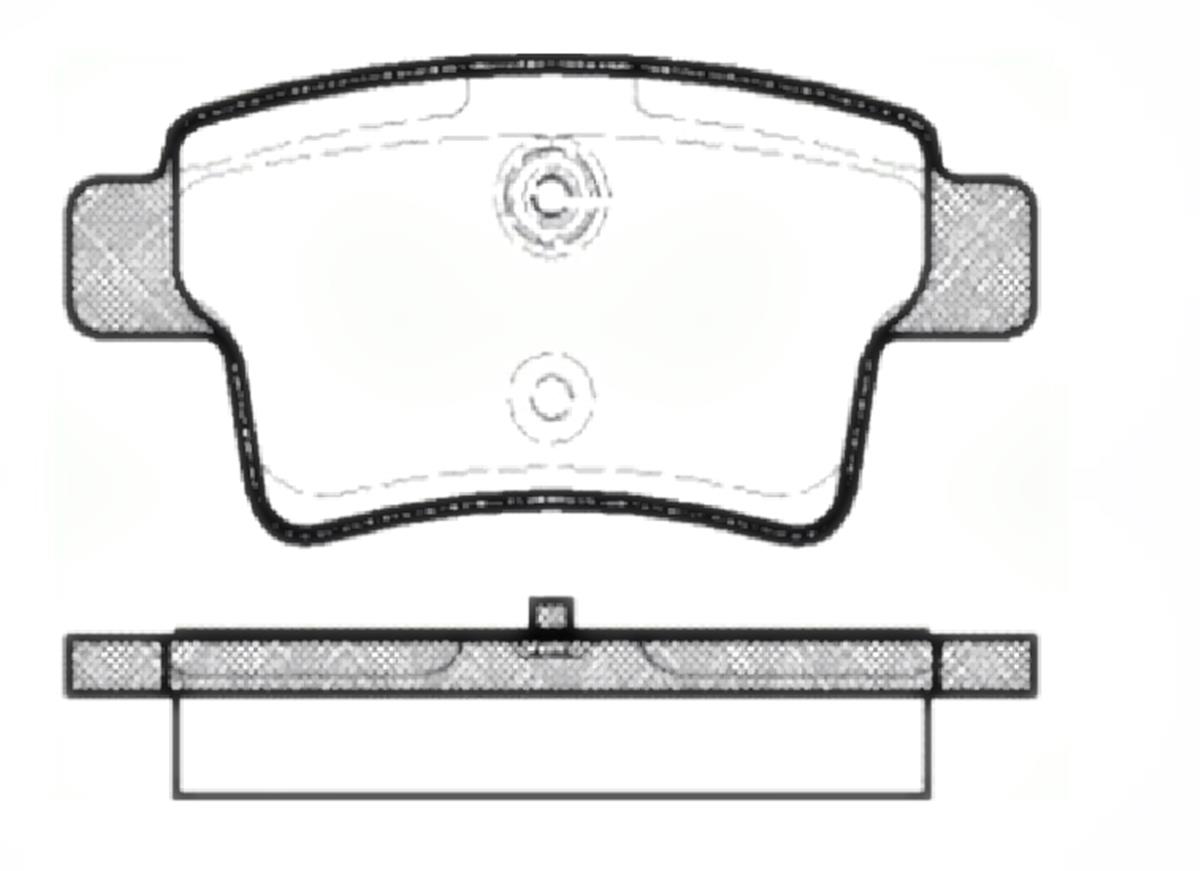 Arka Fren Dısk Balata Wva 24540  Cıtroen   C4 Pıcasso 1.6Hdı 1.8 2.0 2.0Hdı 06--