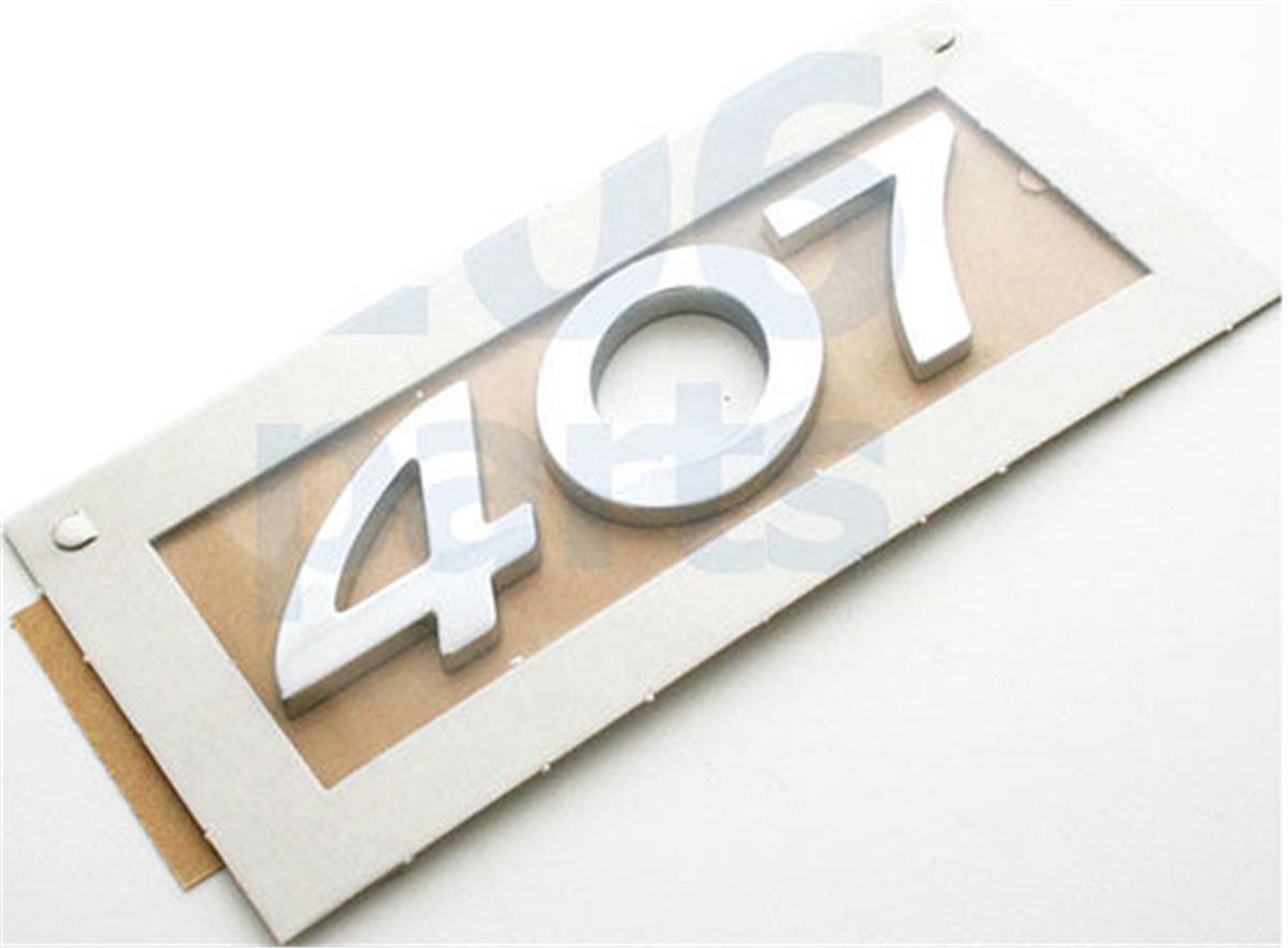 Arka Monogram Yazı 407 Peugeot 407