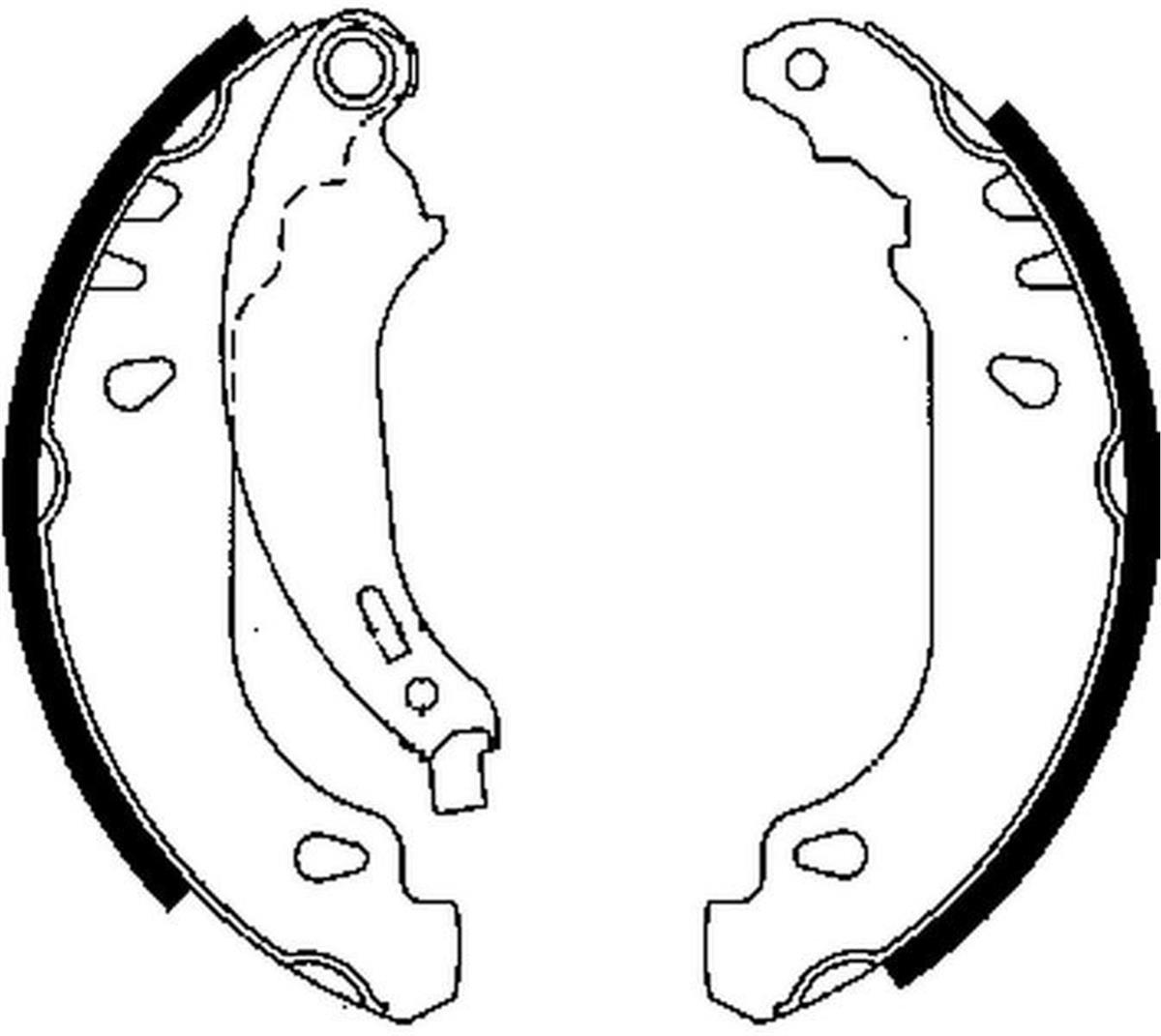 Arka Pabuc Balata Clio 2 1.4-1.5 Dcı (98-05) Symbol 2 08=> Logan (04-11) Sandero