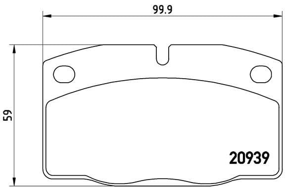 Opel Ascona Corsa A Kadett Vectra A Omega Ön Fren Balatası BREMBO