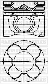 Opel Astra Omega Vectra Zafira 2.0 16V Motor Piston Segman 1.00 YENMAK