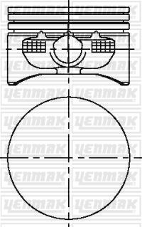 Opel Astra Meriva Vectra Zafira Piston Segman 1.6 Y16XE/Z16XE 79.0 1.00 YENMAK