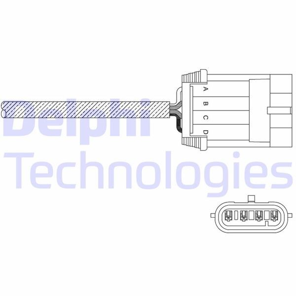 Opel Astra Oksijen Sensörü DELPHI