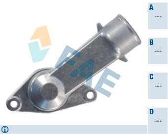 Astra F-G Vectra A-B Corsa A-B-C Ascona Kadett Termostat Yuvası Flanşı-Kapağı FAE