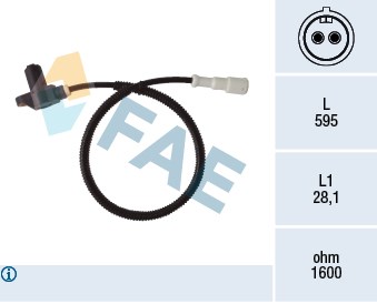 Opel Astra F Ön ABS Devir Sensörü FAE