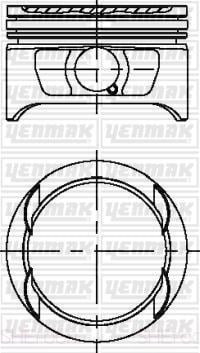 Opel Astra F Calibra Kadett E Vectra A Piston Segman 2.0i 16V 20XE/C20XE 86 1.00 YENMAK
