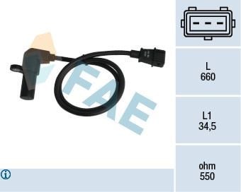 Opel Astra F Corsa B Vectra B 1.4 1.6 1.8 16V Krank Mil Sensörü FAE